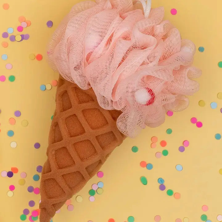 Bath Pouf & Sponge-Ice Cream