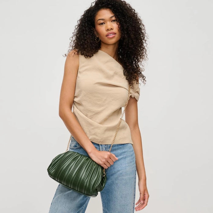 Philippa Pleated Clutch