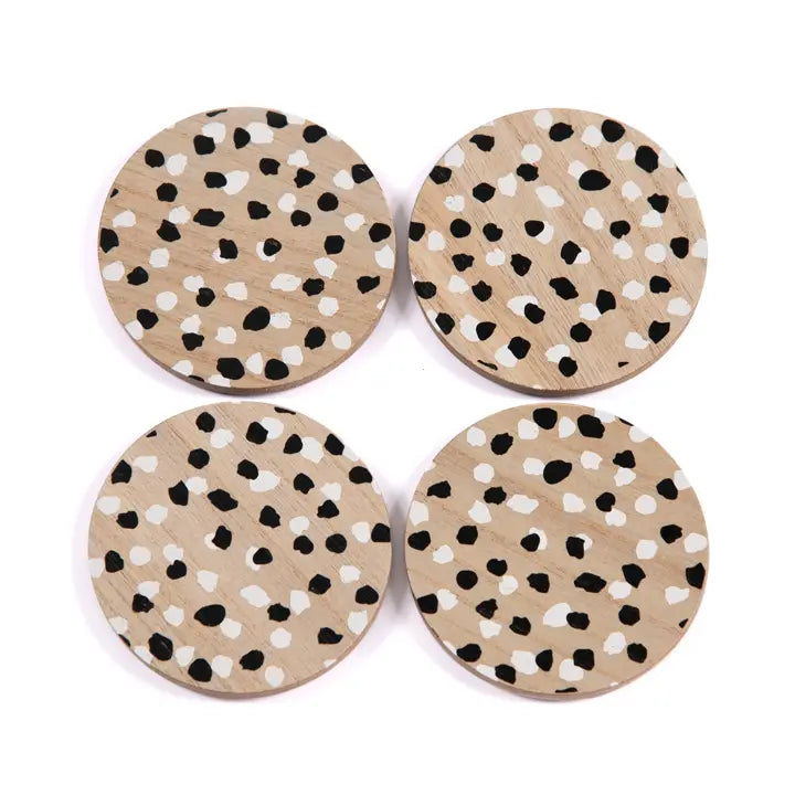 Polka Dot Coasters