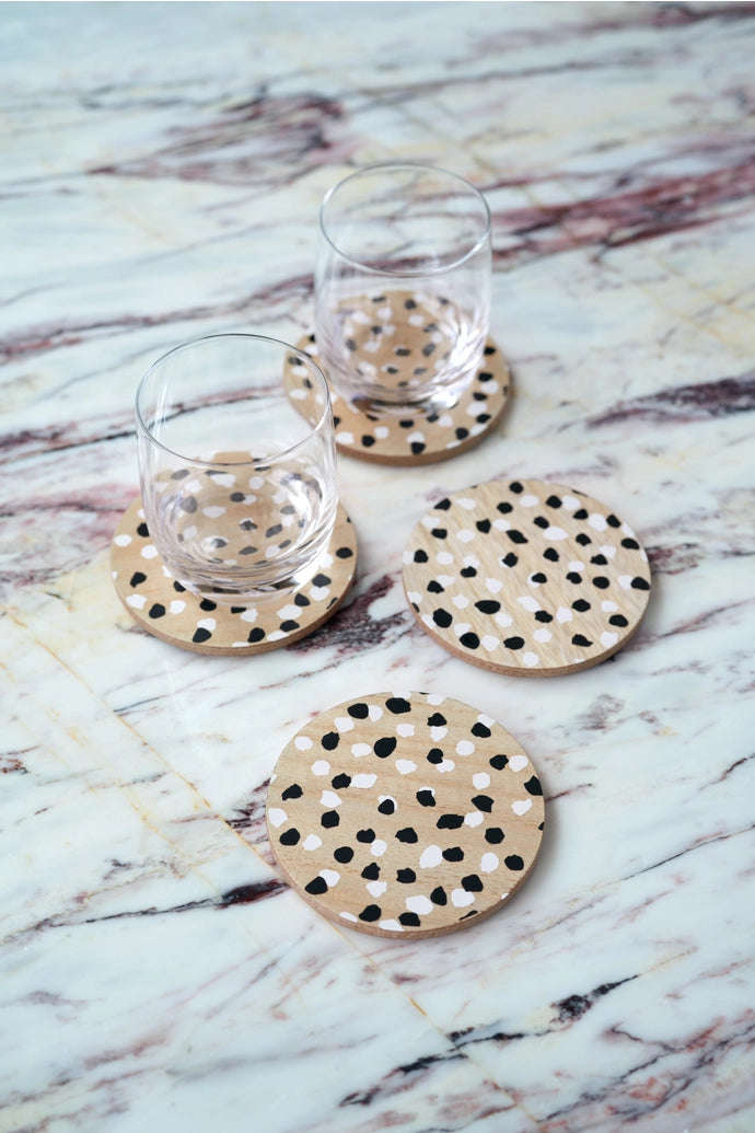 Polka Dot Coasters