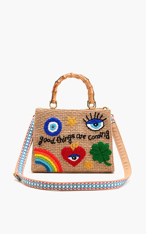 America & Beyond Positivity Top Handle Tote