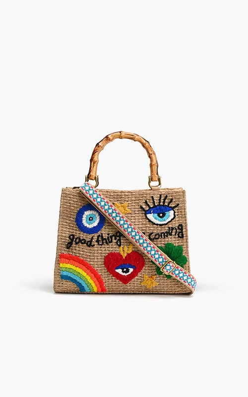 America & Beyond Positivity Top Handle Tote