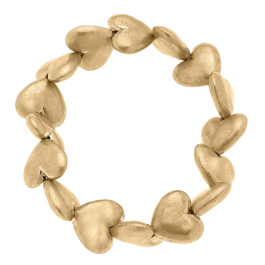 Puffy Heart Stretch Bracelet