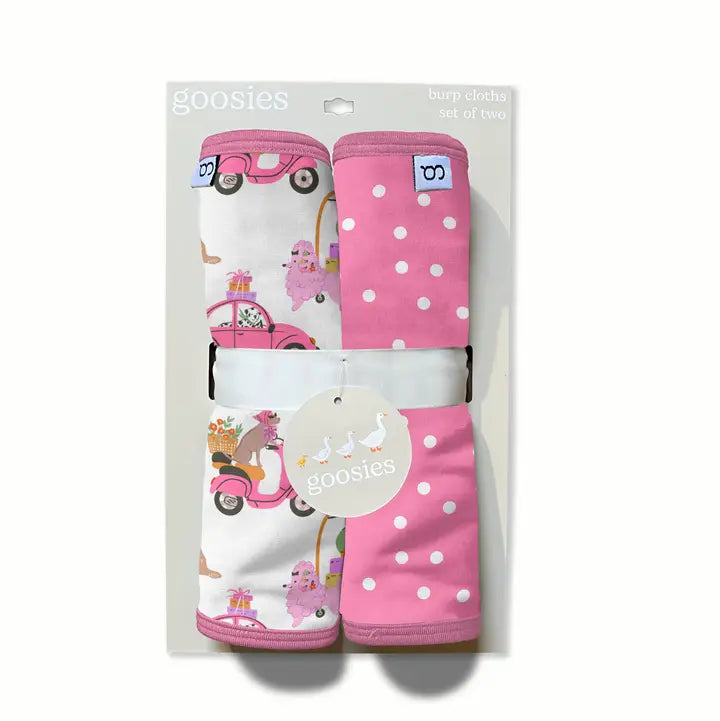Goosies Puppy Chic Burp Cloth Set