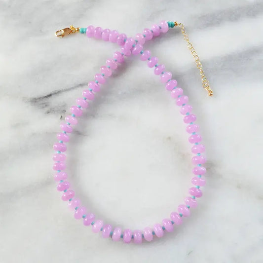 Libby & Smee Purple Gemstone Necklace