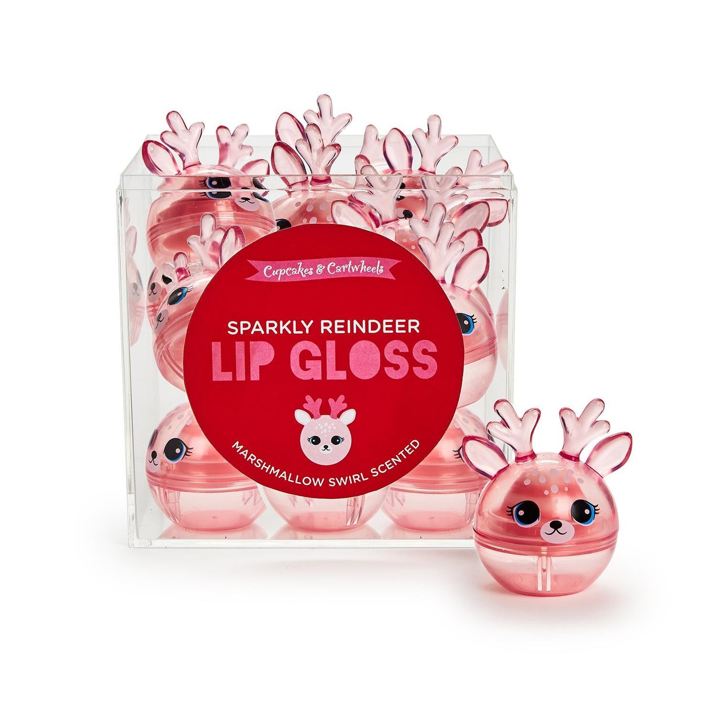 Two's Company Reindeer Marshmallow Lip Balm