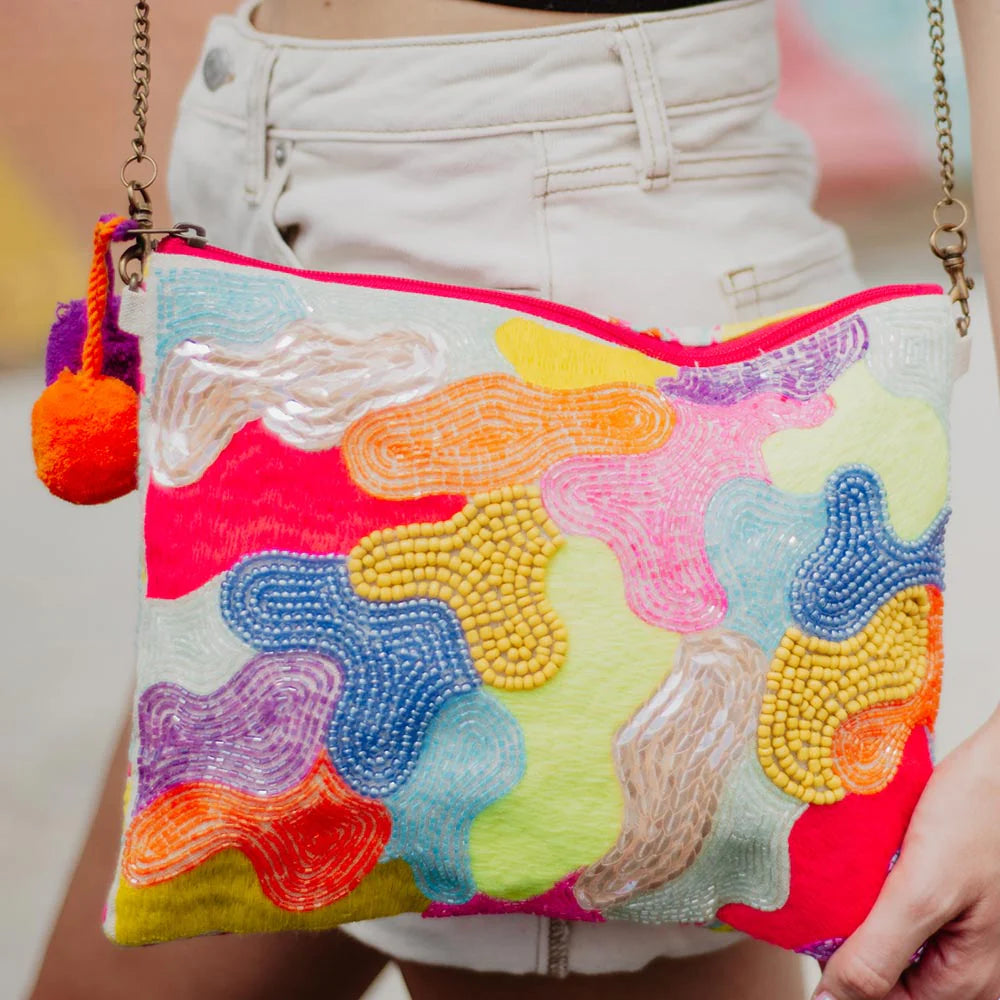 Beaded Crossbody/Clutch