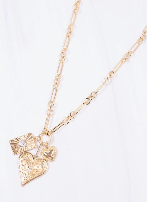 Rambeau Gold Charm Necklace