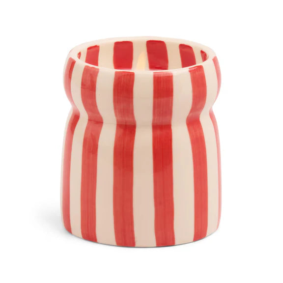 Cabana Stripe Candle