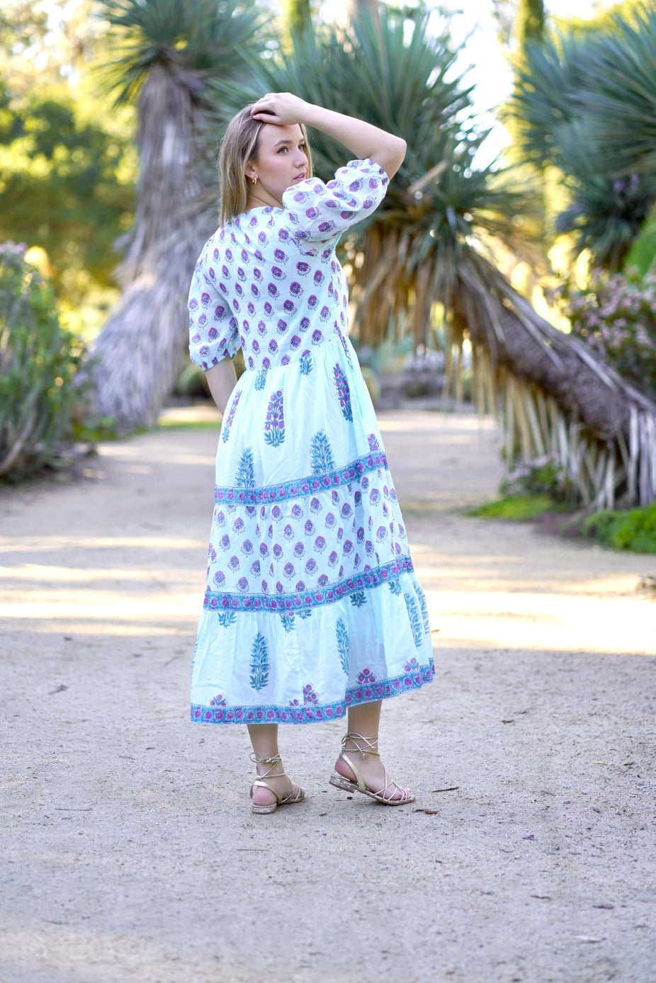 Remi Block Print Maxi Dress
