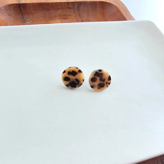 Sophie Cheetah Stud Earrings