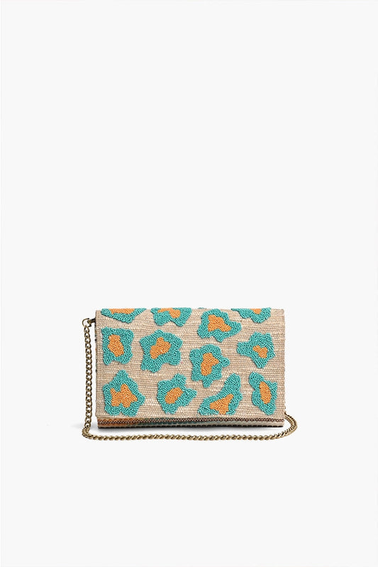 America & Beyond Wild Leopard Clutch
