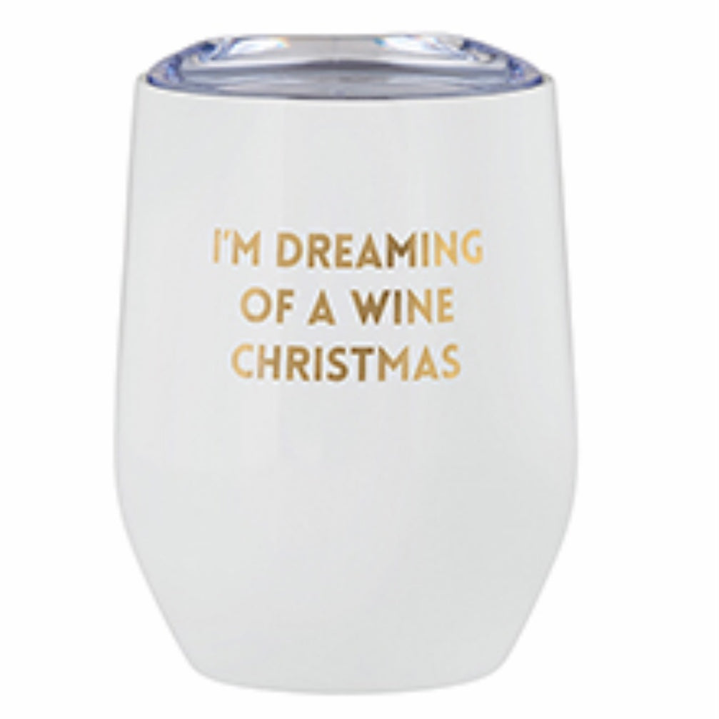 Wine Tumbler - Holiday Sayings