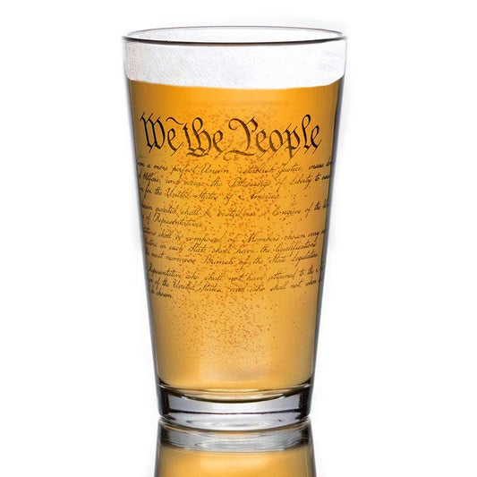 We The People Pint Glass