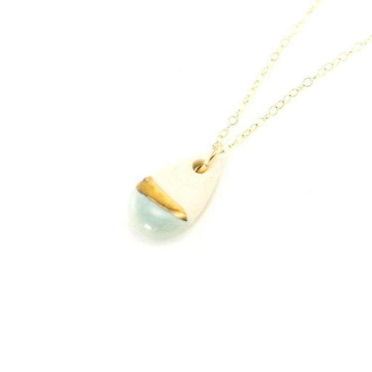 Zoe Comings Tiny Teardrop Necklace