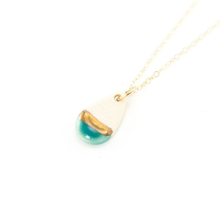 Zoe Comings Tiny Teardrop Necklace