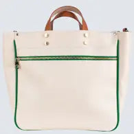 Codie Nylon Tote with Leather Accents