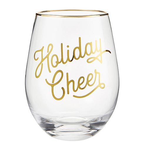 Wine Glass - Holiday Cheer