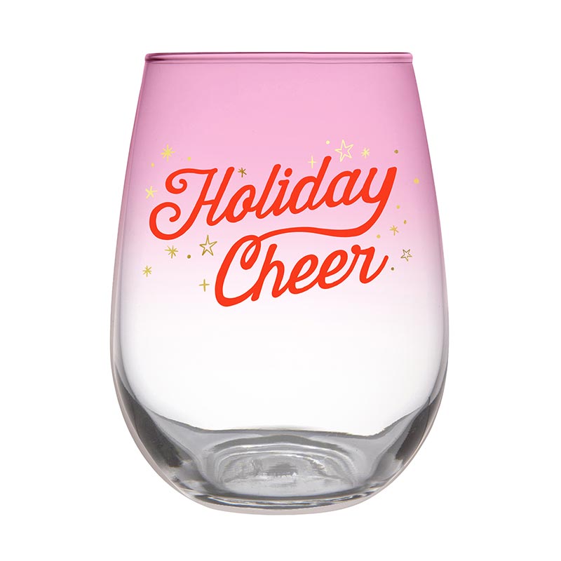 Wine Glass - Holiday Cheer