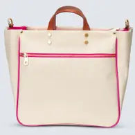 Codie Nylon Tote with Leather Accents