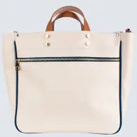 Codie Nylon Tote with Leather Accents