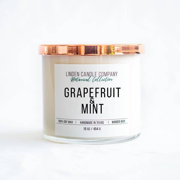 Linden Candle Grapefruit & Mint