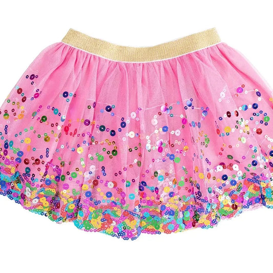 Sweet Wink Raspberry Confetti Tutu