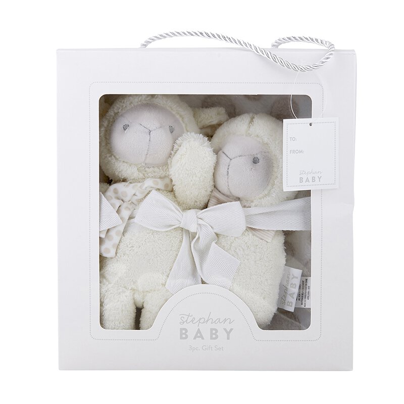 Baby Blanket Gift Set with Stuffed Animal